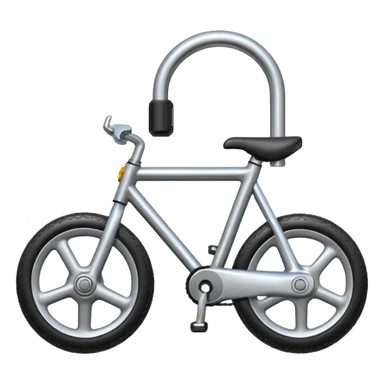 Bike lock sticker
