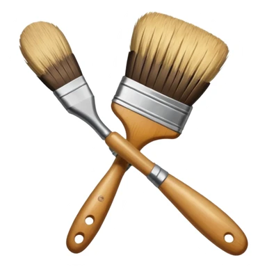 artist's brush sticker