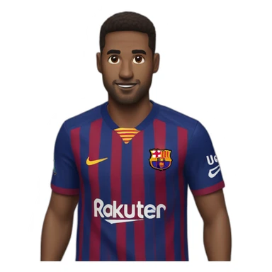 lofy fc Barcelona shirt  sticker