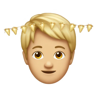 Beige garlands sticker