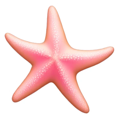 starfish, pink sticker