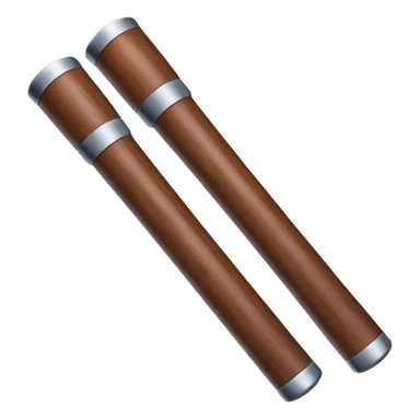 two police baton sticker