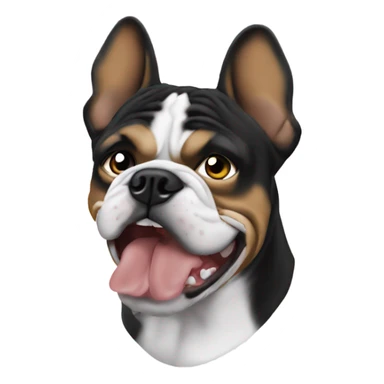 Aj Tracey as a bulldog sticker