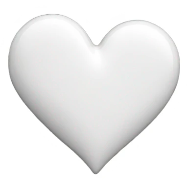 white heart with black sparkles  sticker