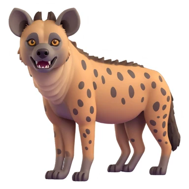 Realistic Hyena sticker