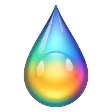 A drop of oil sticker