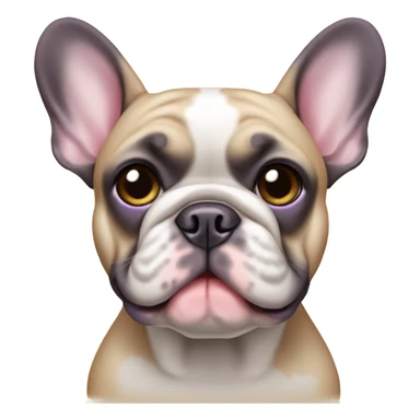French bulldog lilac and tan sticker