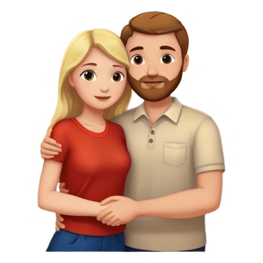 Elegant girl and man hugging together in Montenegro sunset holding hands  sticker