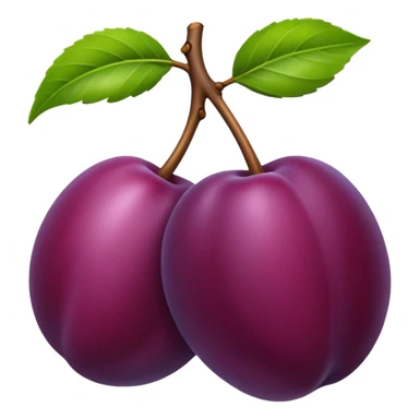 Plum sticker