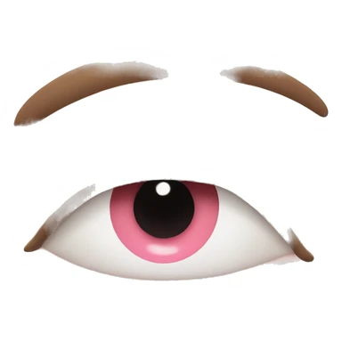 eye roll with tongue sticking out and blush sticker