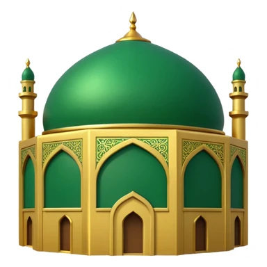 Medina green dome sticker