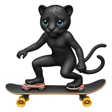 Panther skateboard  sticker
