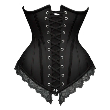 lace corset black sticker