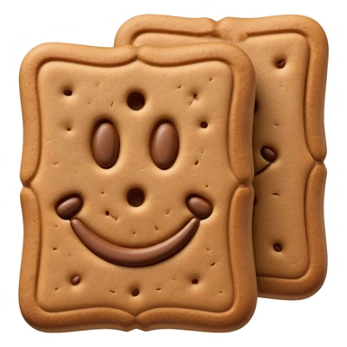 Cinematic Realistic Speculaas Biscuit Emoji, featuring spiced, crisp cookies rendered with lifelike detail and warm, aromatic lighting. sticker