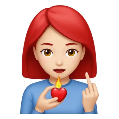 Uma mão apertando um botão escrito perigo sticker