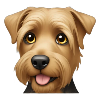 dog-large-yorkshire-older-tan-black-closeup sticker