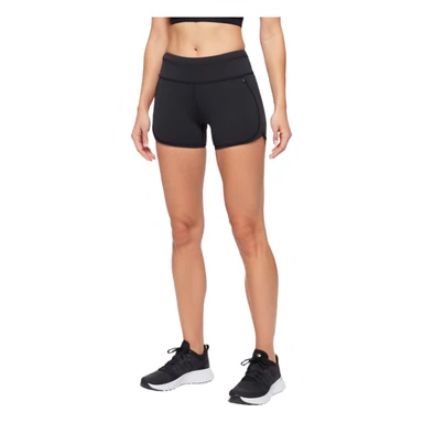 Lululemon black shorts sticker