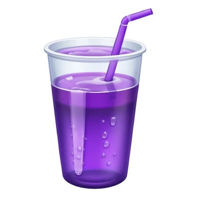white double cup with purple drink inside  sticker