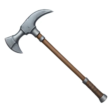 Double-sided pickaxe for mining ore sticker