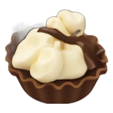 Ratonero Orito chocolate pies blancos sticker
