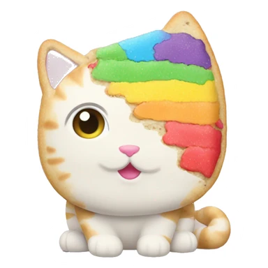 poptart kitty rainbow sticker