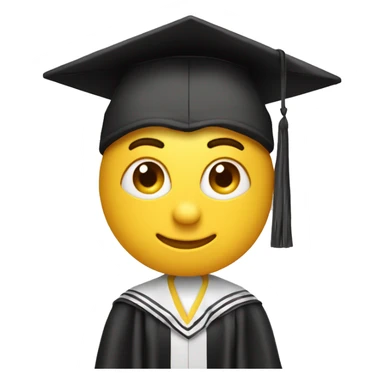 mono con gorro de graduacion sticker