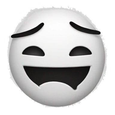 smile with tear sticker