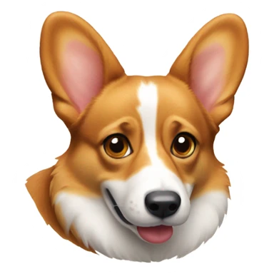 Red pembroke welsh corgi with no  sticker
