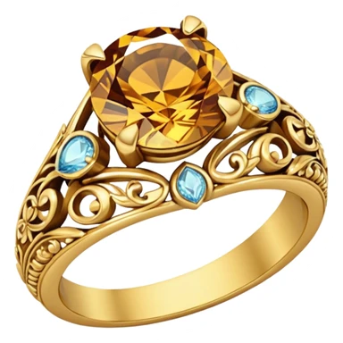 indian engagement ceremony - only show rings sticker