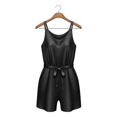black jumpsuit on hanger sticker