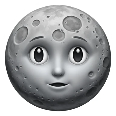 MOON sticker