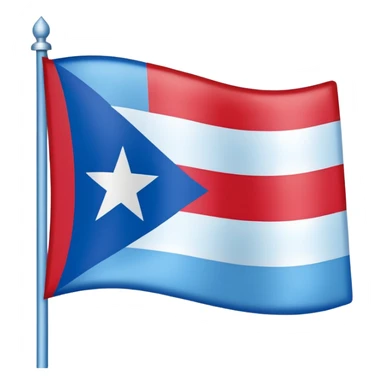 🇵🇷 to light blue where the star is located sticker
