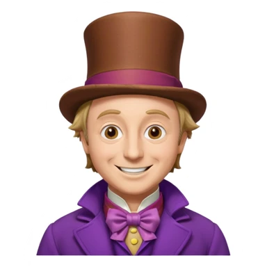 Willy wonka 2005 sticker