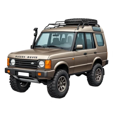 Grey-brown Land Rover Discovery sticker