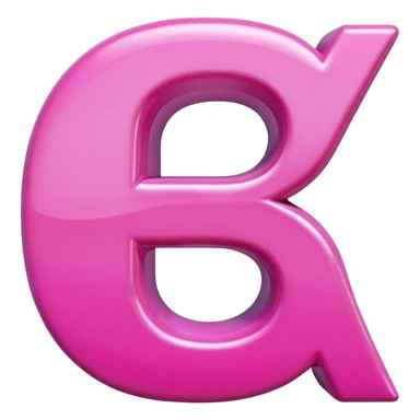 Pink S Letter sticker