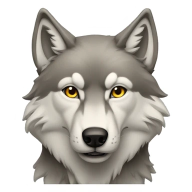 Wolf dit sticker