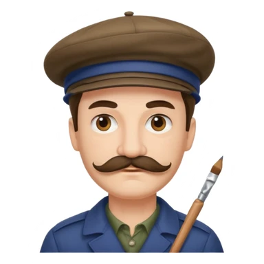 Austrian painter sticker