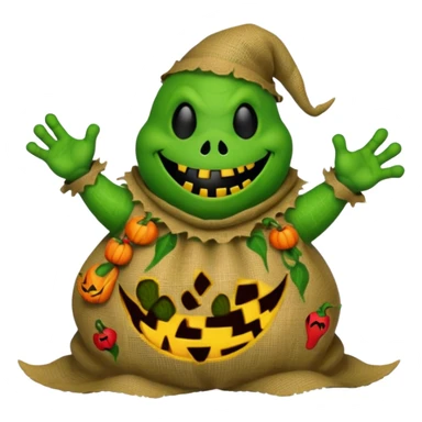 Oogie boogie sticker