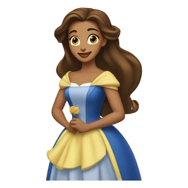 beauty and the beast belle sticker