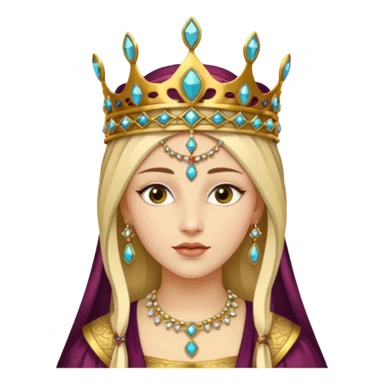  portrait of a Renaissance woman sticker