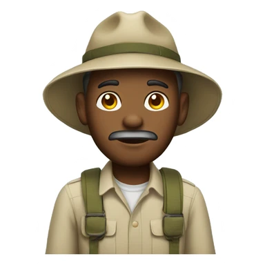 safari man sticker