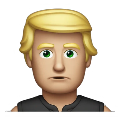 The mugshot of Donald trump sticker