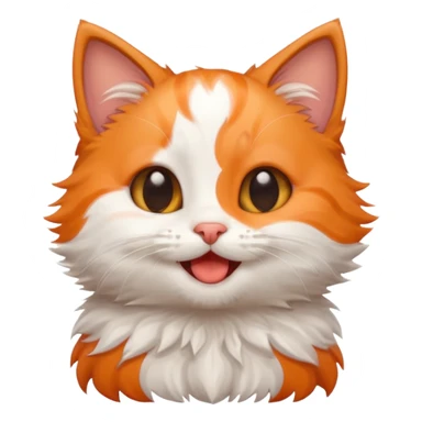 Kitten giggle sticker