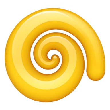 Thin Yellow swirl sticker