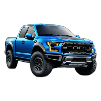 ford f150 raptor bleu sticker