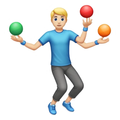 Diabolo juggling sticker