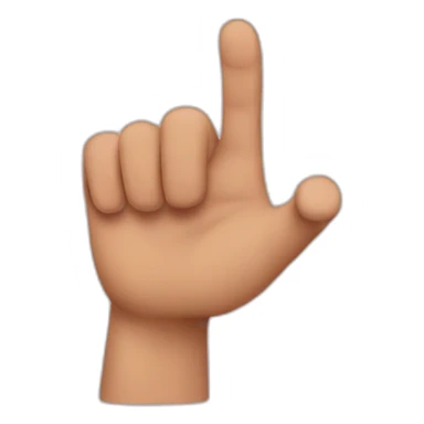 Finger in hall sticker