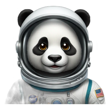 Panda astronaut sticker
