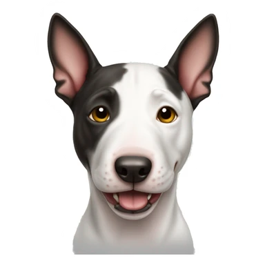 Dog bull terrier sticker