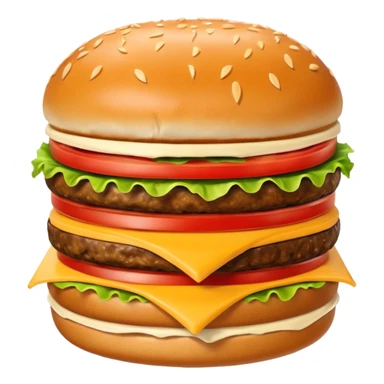 hamburguesa contenta sticker